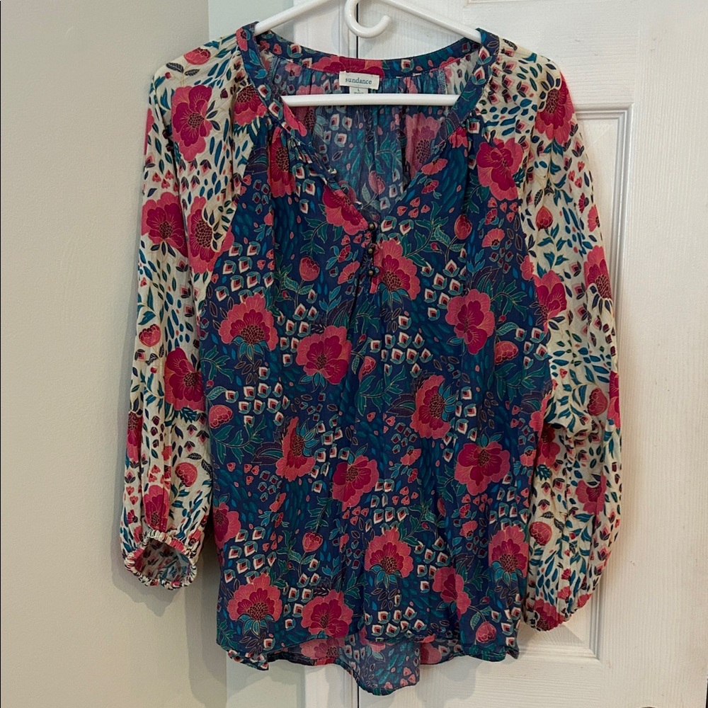 Cotton Floral Blouse